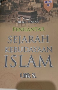 Image of BUKU PINTAR: Pengantar Sejarah Kebudayaan Islam